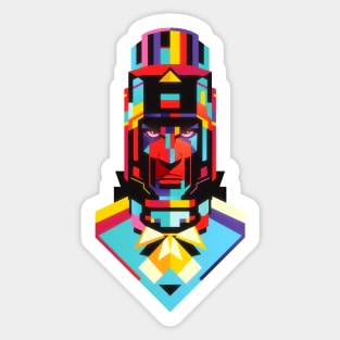 Polygon-Man Sticker